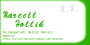 marcell hollik business card